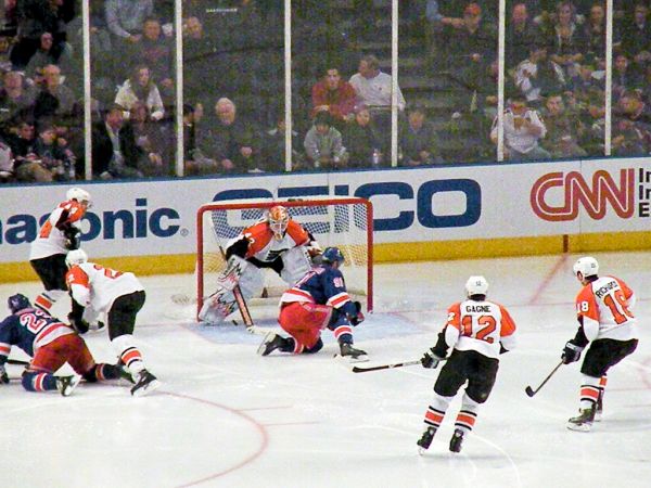 New York Rangers vs. Philadelphia Flyers 4.9.09