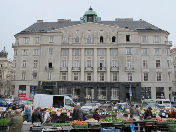 Mercado de verduras en Brno - República Checa