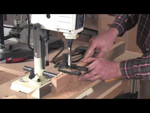 How to Set Up and Use a Mortising Machine | Hollow Chisel Mortiser
