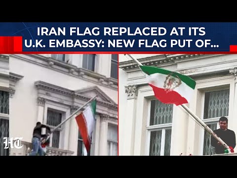 Amid Protests, Iran Flag At Its London Embassy Replaced With This Old Symbol…|Tehran Govt Attacks UK
