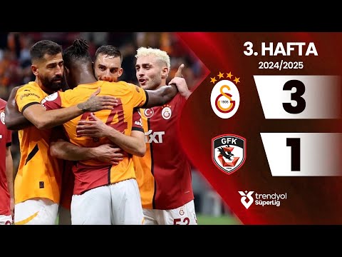 Galatasaray (3-1) Gaziantep FK | 3. Hafta - Trendyol Süper Lig 2024/2025 Sezonu