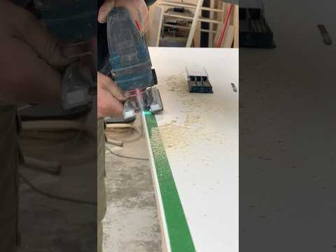 How to scribe a countertop! #howto #cabinetmaker