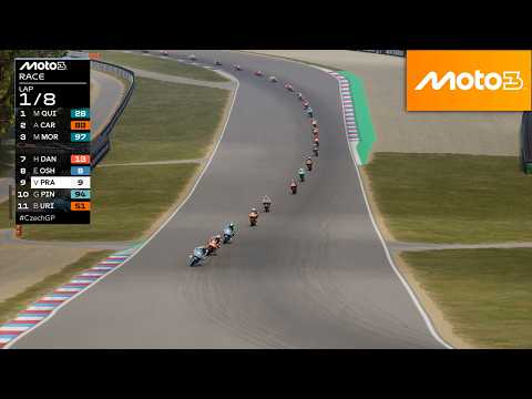 FULL RACE MOTO3 BRNO Czech GP !!! VEDA PRATAMA PODIUM 1