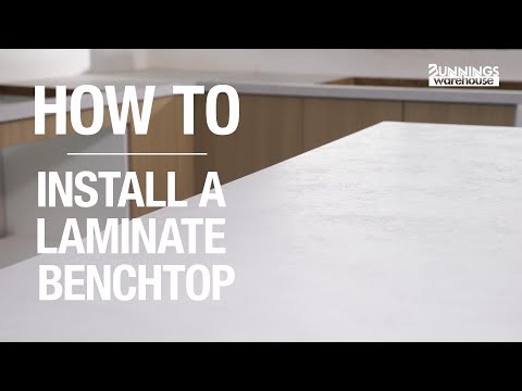 How To Install A Laminate Benchtop - Bunnings Warehouse
