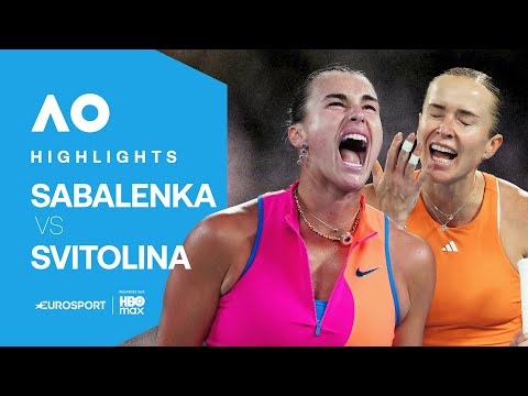 OPEN D'AUSTRALIE 2026 - De la TENSION et du COMBAT, Sabalenka asphyxie Svitolina et file en finale