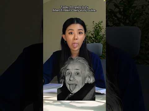 I tried Albert Einstein’s study routine for a day