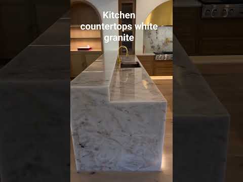 kitchen countertops white granite.                           #kitchen #countertops #white #granite