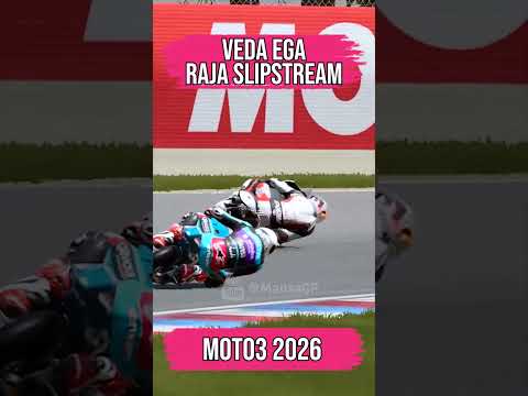 Battle Slipstream Veda Ega Moto3 Brno 2026 #veda #moto3 #moto3hariini #motogp2026 #brno #czechgp