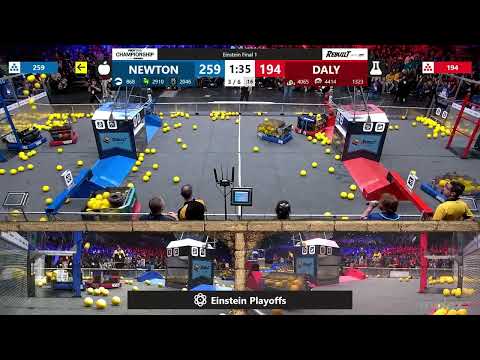 Einstein Final 1 - FIRST Championship - FIRST Robotics Competition