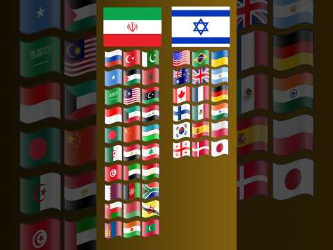 Team Iran vs Team Israel 💥💥 #war #shorts #youtubeshorts #countryballs #israel #iran  #country #flag