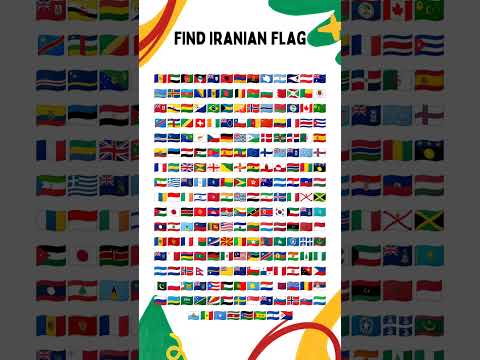 Find Iranian Flag | Iran Flag Quiz #iran #emojiquiz #shorts