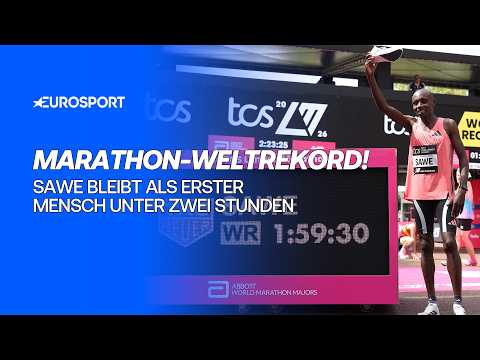 Magische Schallmauer geknackt! Sabastian Sawe stellt Marathon-Weltrekord unter zwei Stunden auf