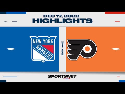 NHL Highlights | Rangers vs. Flyers - December 17, 2022