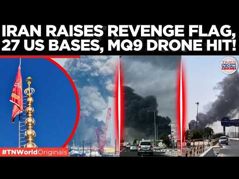 REVENGE: US Bases Under Fire in Iraq and Qatar, Iran’s Red Flag of Revenge Raised!