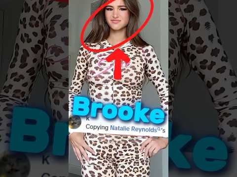 Fans are calling out Brooke Monk for copying Natalie Reynolds 👀