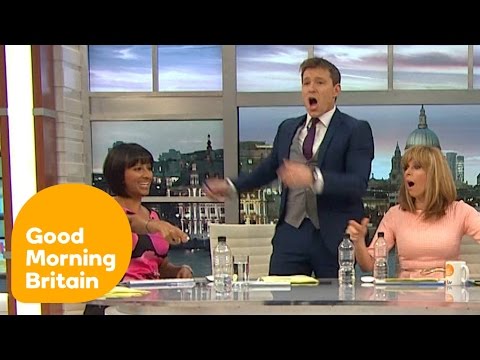 Ben Shephard Shows Off His Bottle-Flipping Skills | Good Morning Britain