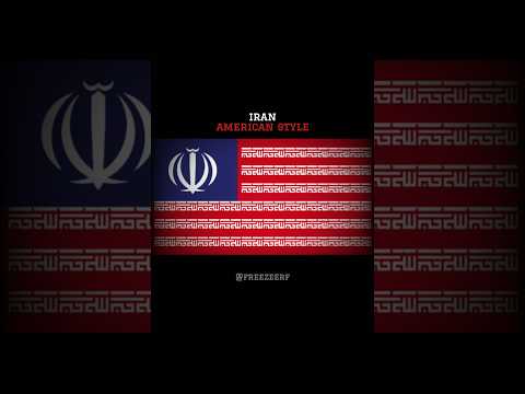 IRANIAN FLAG IN DIFFERENT STYLES #iran #flag #history #edit #shorts