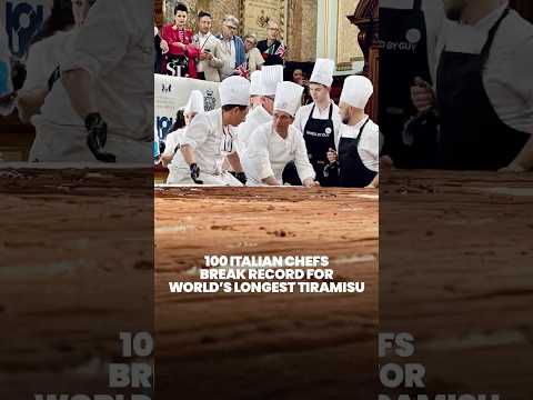 Longest tiramisu world record broken in London