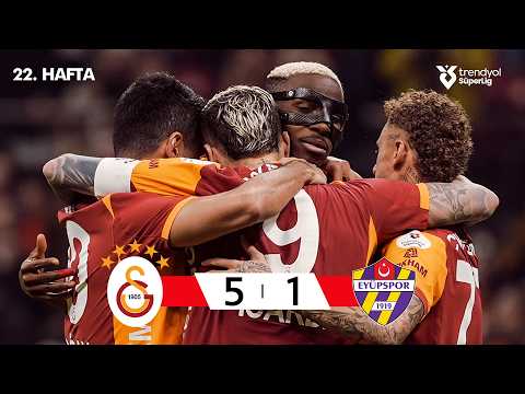 Galatasaray (5-1) Eyüpspor - Highlights/Özet | Trendyol Süper Lig - 2025/26