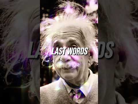 Albert Einstein's famous last words #viral #history #of #death #iconic #lastwords