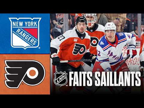 Rangers vs Flyers| 09/03/26 | Faits saillants