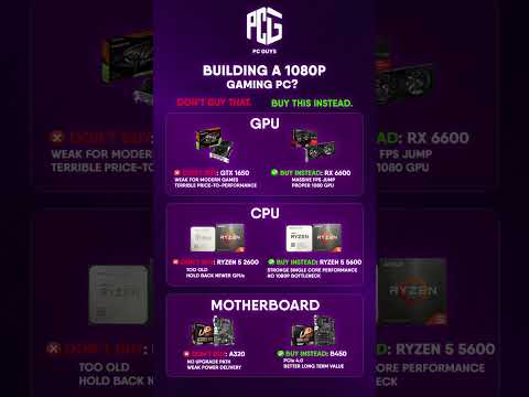Building a 1080p Gaming PC in 2025? Don’t waste money on outdated parts. ❌