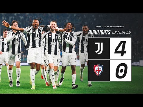 EXTENDED HIGHLIGHTS | Juventus 4-0 Cagliari | Koop's STUNNING Free Kick &amp; Nico's Cheeky Chip!