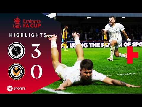 Boreham Wood Breeze Through 💨 | Boreham Wood 3-0 Newport County | FA Cup Second Round Highlights