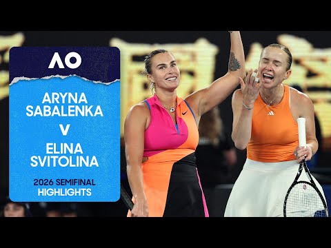 Aryna Sabalenka v Elina Svitolina Highlights | Australian Open 2026 Semifinal