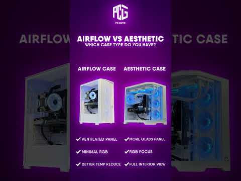 Airflow vs Aesthetic – Which PC Case Do You Prefer? 🔥