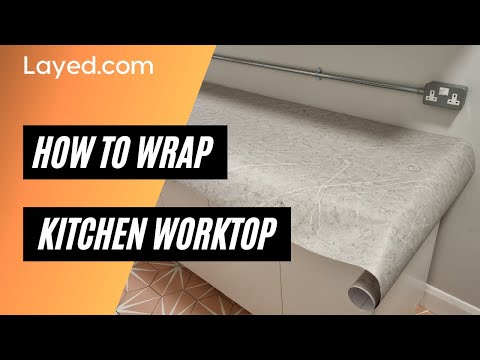 How to Wrap a Kitchen Worktop | DIY Vinyl Wrapping Tutorial