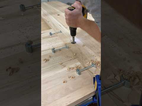 Ever connect butcher block countertops together?  How did you do it? #countertops #kitchencabinets