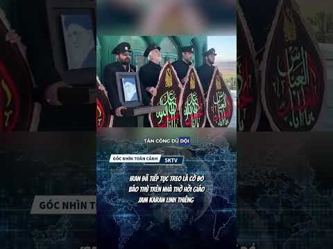 Iran đã tiếp tục treo lá cờ đỏ báo thù trên nhà thờ Hồi giáo Jam Karan Linh Thiêng #tintuc #iran