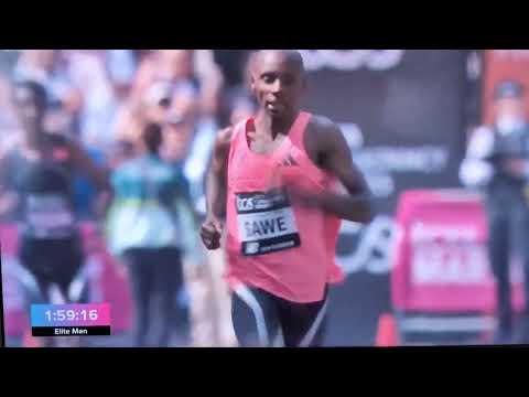 Sabastian Sawe finish London Marathon in under 2 hours - World Record 