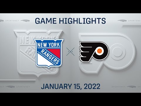NHL Highlights | Rangers vs. Flyers - Jan 15, 2022