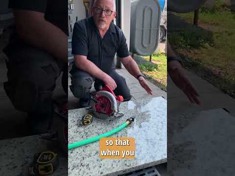 Master the Art of Granite Countertop Cutting #kitchen #diy #project