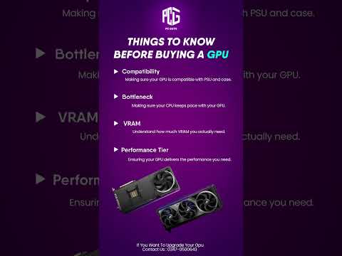 💡 THINGS TO KNOW BEFORE BUYING A GPU