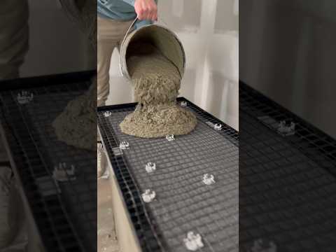 DIY concrete counters. @ZCounterform1 makes it so easy!