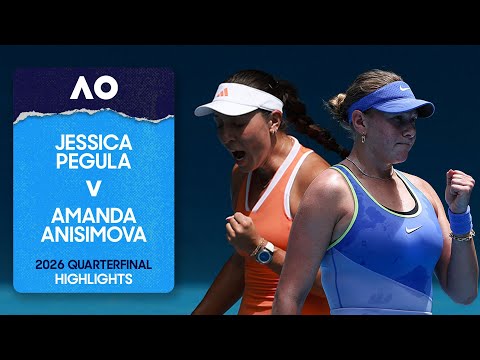 Jessica Pegula v Amanda Anisimova Highlights | Australian Open 2026 Quarterfinal
