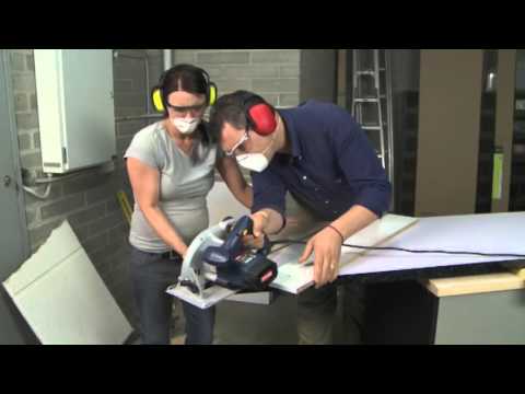 Cutting benchtops | kaboodle kitchen