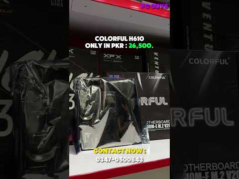 COLORFUL H610 AVAILABLE AT PC GUYS. #Fyp #viral #GraphicsCard #gamingpc #gamingpcbuild #shorts