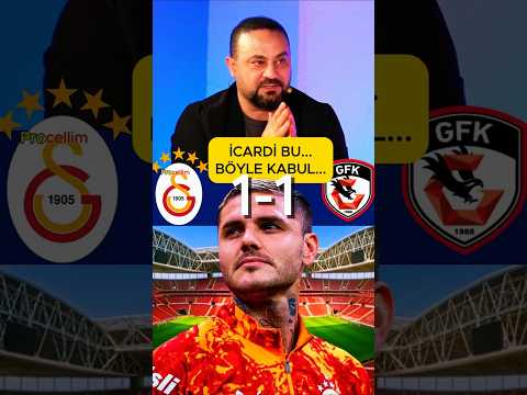 Eğer Eski İcardi Olsaydı Galatasaray Gaziantep FK Maçında 2 Golü Vardı! Artık....  #procellim