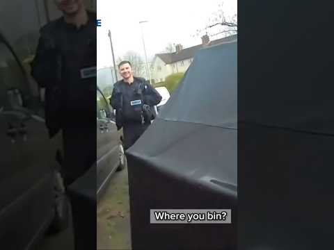 Thief caught hiding in a bin by Hertfordshire police