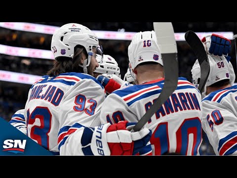 Rangers' Offence Buries Three Goals in Less Than Two Minutes Vs. Flyers