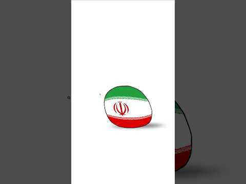 iran in 8 seconds 🇮🇷 | #countryballs