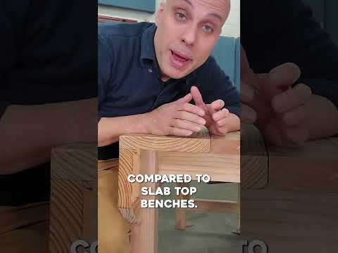 Slab top workbenches are pointless. #diy #woodworking #shorts